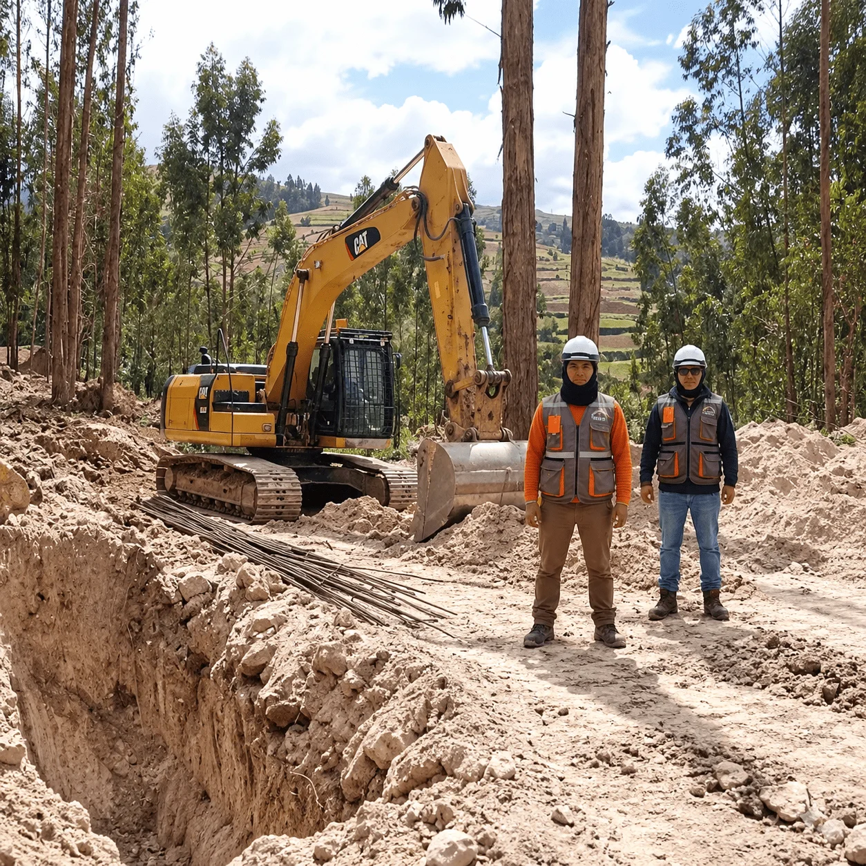 Equipo de AREMY INGENIEROS en campo