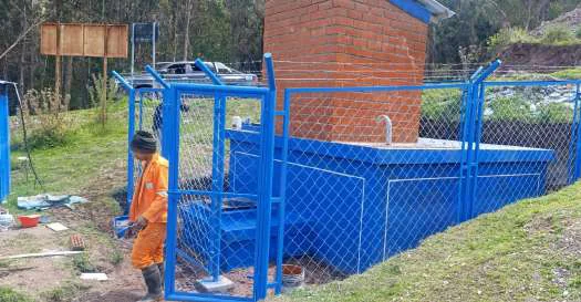Proyecto de saneamiento en Paucará