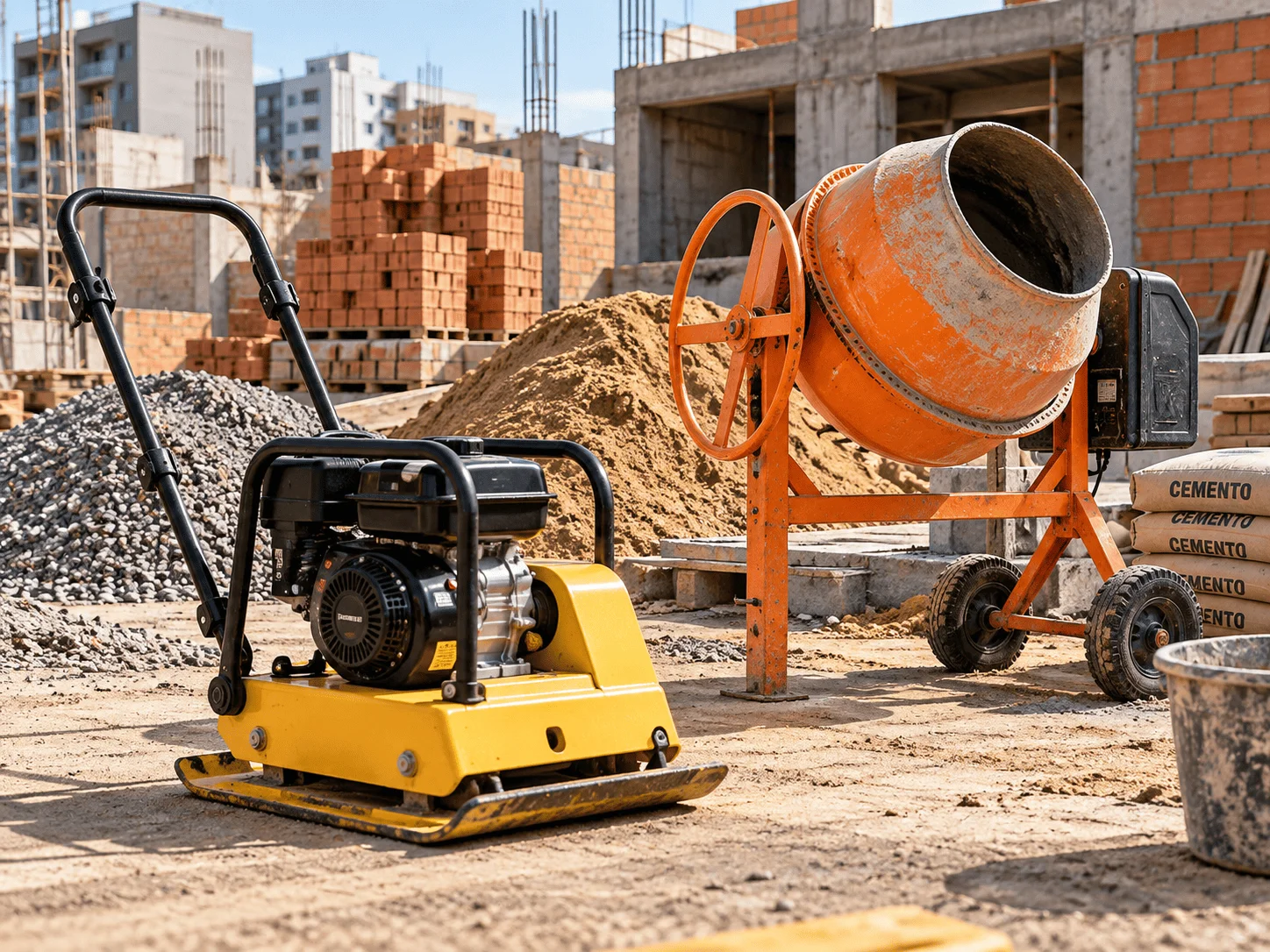 Compactación y mezclado